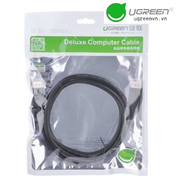 Cáp chuyển đổi Displayport to Displayport dài 5m 2K*4K@30Hz 28AWG Ugreen 10213 cao cấp